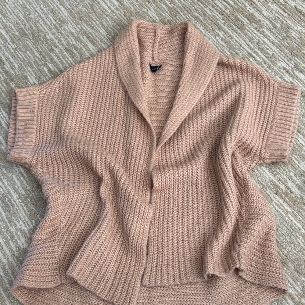 Topshop Blush /peach Cardigan